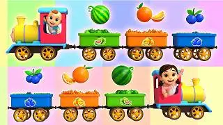 Play with Animals on the Toot Toot Baby Train | Newborn Educational Adventure Songs | LuLu LaLa
