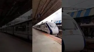 22225 - Solapur Vandhe Bharat Express high speed skip🔥 #indianrailways #indianrailfan #train #travel