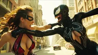 SpiderWoman vs. Venom: Femme Fatale Faceoff - 1950s Super Panavision 70