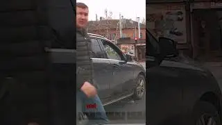 Road Rager Kicks Door And Gets Pepper Sprayed!