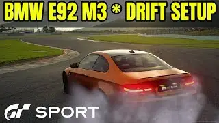 Gran Turismo Sport : BMW M3 E92 | Drift Build & Setup | Wheel Cam