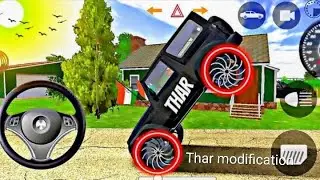 Mahindra Thar modification level6🤯! Thar car simulator ultimate game 🚘🤯#thar#thargame#gamingvideo