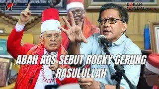 Bikin Geger, Abah Aos Sebut Rocky Gerung Itu Rasulullah, Utusan Allah