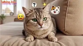 Funny Talking Cats 😂 | बोलने वाली बिल्ली 🐱 | Cartoon Cat Comedy Hindi