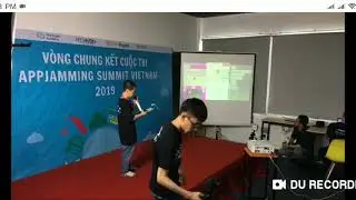 B&agrave;i thuyết tr&igrave;nh của Nghĩa trong cuộc thi Appjamming 2019 Việt Nam
