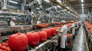 Inside the Fried Apple Slice Factory &ndash; Watch Apples Turn Into Crispy Snacks (Full Process)