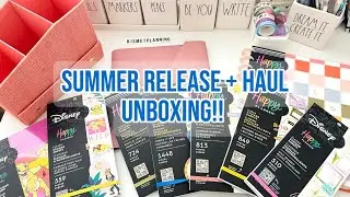 SUMMER RELEASE + HAUL! HAPPY PLANNER