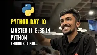Day - 10: Conditional Statements explained(if, elif, else) #python #coding