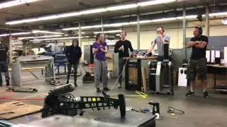 Chomp the BattleBot's First Swing Test Off Tank Pressure
