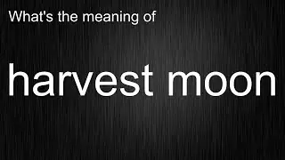 What's the meaning of 