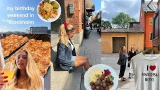 My Birthday Weekend in STOCKHOLM - vegan food, fika, nightlife, thrifting
