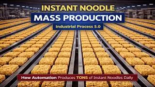 Inside a Modern Instant Noodle Factory | Satisfying Automated Production