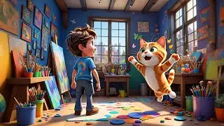 Learning Colors with Magic Paint | Color Song for Kids | Nursery Rhymes and Preschool Learning