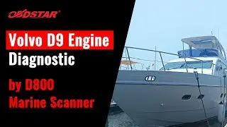 OBDSTAR D800  Marine Diagnostic Scanner for Volvo D9 Engine Diag Functions Demonstration