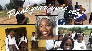 FINAL YEAR WEEK VLOG: Symposium,Backtoschool,Dresstotell astory,Varietynight,Dinner andthanksgiving
