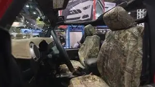 Covercraft - Carhartt Realtree Xtra Camo Seat Covers on SEMA Show