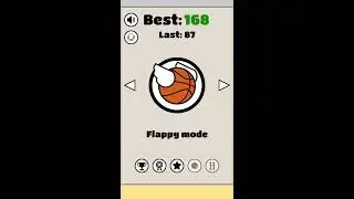 Flappy Dunker - NEW High Score! (Flappy & Falling gamemodes)