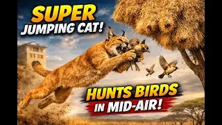 Africa&rsquo;s Flying Killer Cat | Insane Slow Motion Hunting Skills