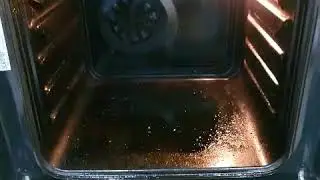 How to clean the oven with the pink stuff!!