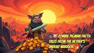 🧟🐷 Zombie Pigman Facts: Tales from the Nether&rsquo;s Undead Warrior! 🔥⚔️