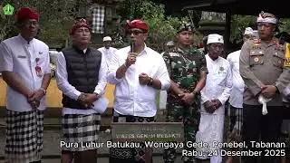 Persembahyangan Bersama dalam rangka Dimulainya Pelasksanaan Haluan Pembangunan Bali Masa Depan