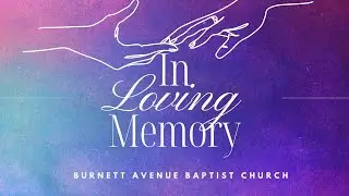 Celebration of Life Mrs Bobby Jean Williams