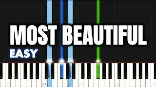 Maverick City Music - Most Beautiful | EASY PIANO TUTORIAL by Synthly