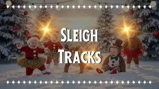Adorable Babies Dancing to Sleigh Tracks | Holiday Cheer Christmas Song