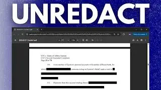 How to Unredact the Epstein Files (Reveal Hidden)