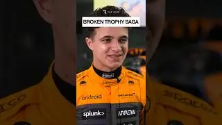 🏆 The plan for Verstappen's trophy Norris BROKE