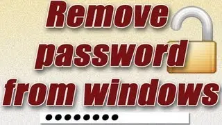 Remove login password from windows 8 start up