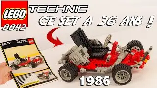Je Construis un set LEGO TECHNIC Vintage de 36 ans sorti en 1986 Le Karting 8842