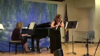 Sonata in G minor for flute and piano, movements 1 & 3 by J.S. Bach