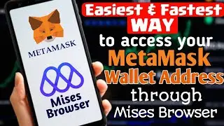 Access Metamask using Mises Browser | Import the Core Network | Add any Wallet Address