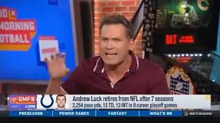 GMFB crew react to Andrew Luck's retirement