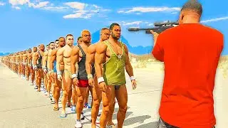 HOEVEEL MENSEN Kan Je DODE Met 1 KOGEL In GTA 5?!