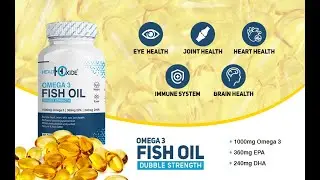 Healthoxide Omega 3 Fish Oil 1000 mg , 60 softgels || Best supplements in best price #omega3fishoil