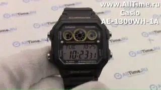 Обзор. Мужские наручные часы Casio AE-1300WH-1A