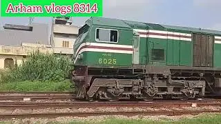 Rail fanning at Lalamusa junction AGE30 Locomotive #greenlineexpress #railway #arhamvlogs8314 #funny