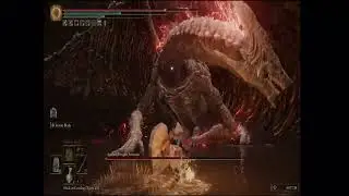 Ancient Dragon Senessax West from the Jagged Peak Summit bossfight part 1 nr 1 journey 3 Elden Ring