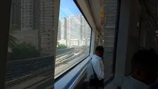Mumbai Metro #metro #mumbaimetro #mumbai #dnnagar #tourmumbai #shorts #bombay #versovametro #train