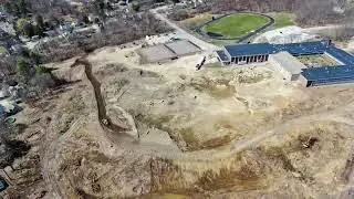 The New Edward Little High School in Auburn Maine progression video 4/22/2023