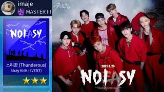 [SuperStar JYP] Stray Kids 'Thunderous' 👑⚡️ Hard mode 3 stars gameplay