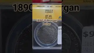 1890-O Morgan Dollar | New Orleans Silver 🦅 #stackorstarvesilver #silverburst #americancoins #silver
