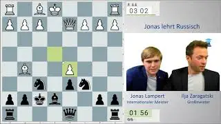 #Schach Solide gegen 1.e4 || IM Jonas Lampert bringt Ilja die Russische Verteidigung bei (Partie 1)