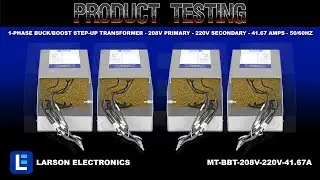 1-Phase Buck/Boost Step-Up Transformer - 208V Primary - 220V Secondary - 41.67 Amps - 50/60Hz