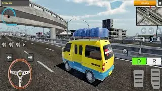 Angkot Basuri Ogal-ogalan Di Jalan Raya - Angkot Telolet Basuri Game - Android Gameplay HD 2221