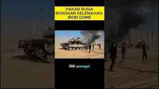 PAKAR RUSIA Bongkar Kelemahan Iron Dome Israel