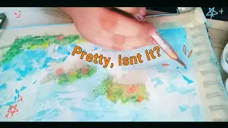 in level with the clouds(´ε｀ )♡// paint with me//watercolor