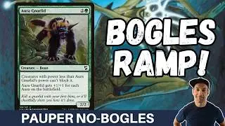 THEY CUT THE BOGLES! This spicy ramp aggro deck dropped Hexproof Bogles for big threats! MTG Pauper